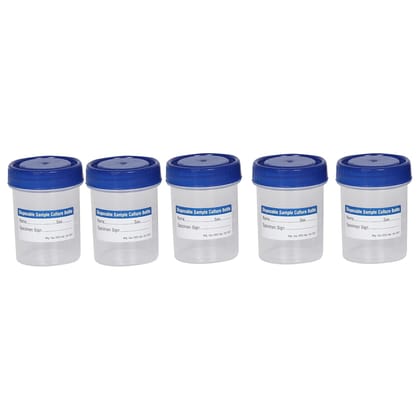 Urine Container 50ml (individual packing) 1 Box 100 Pic