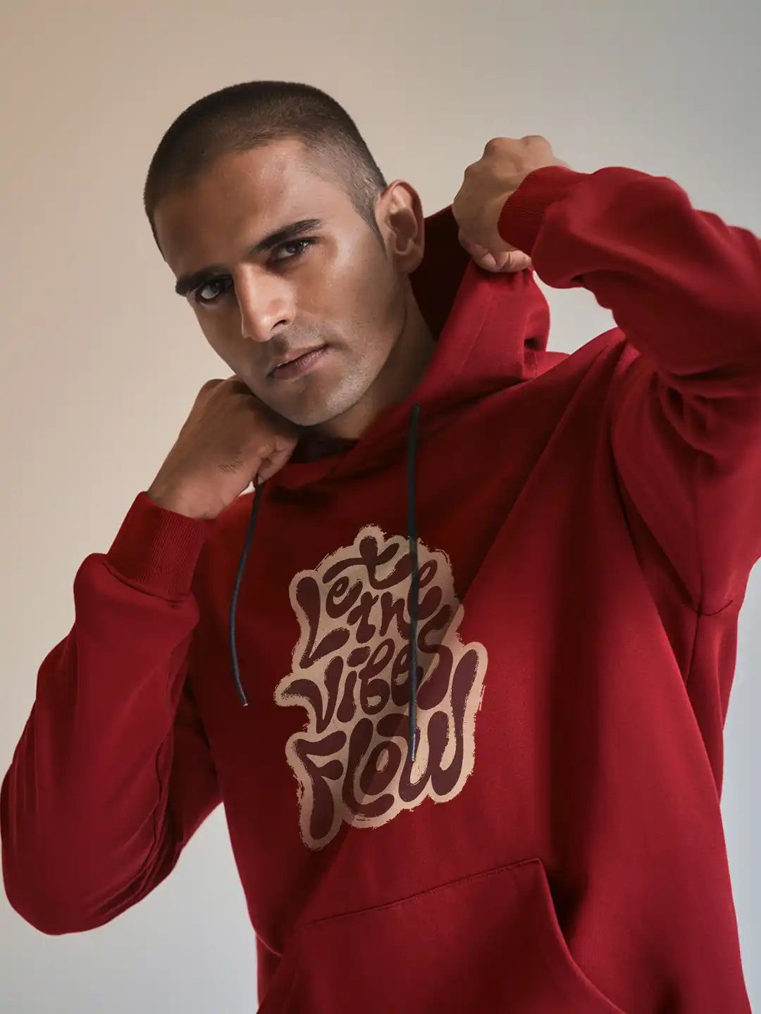 || LET THE VIBES FLOW ||-Small / Red