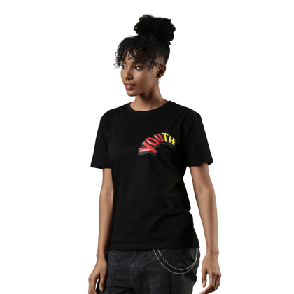 TVS Racing Crew Neck Ntorq Bold T-Shirt Black 