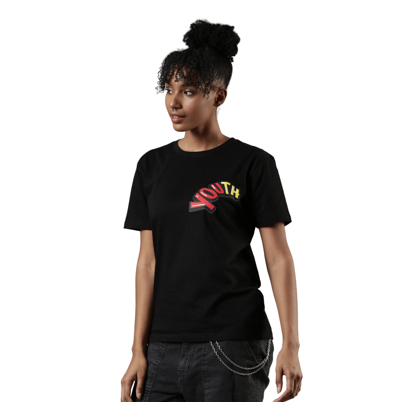TVS Racing Crew Neck Ntorq Bold T-Shirt Black 
