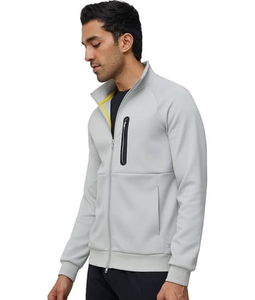 XYXX Cotton Blend Men's Casual Jacket - Grey ( Pack of 1 )