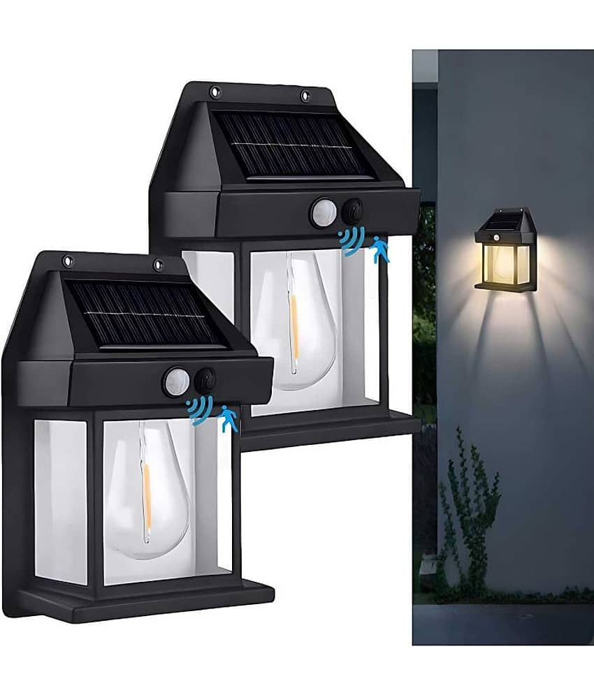ZESTRUM 5W Solar Outdoor Wall Light ( Pack of 2 )