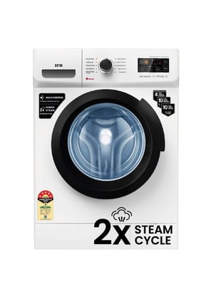 IFB 7 Kg 5 Star Fully Automatic Front Load Washing Machine 2X Power Steam (NEO DIVA BXS 7010, White & Black, In-built Heater, 4 years Comprehensive Warranty)