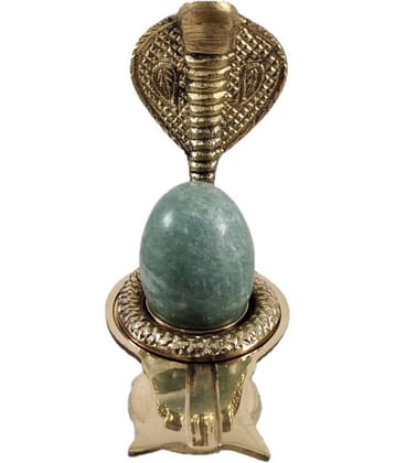 Neo Classic Brass Shivling Idol ( 12.5 cm )