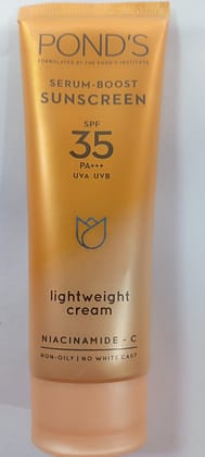 Ponds serum boost sunscreen SPF 35 pa 50 g