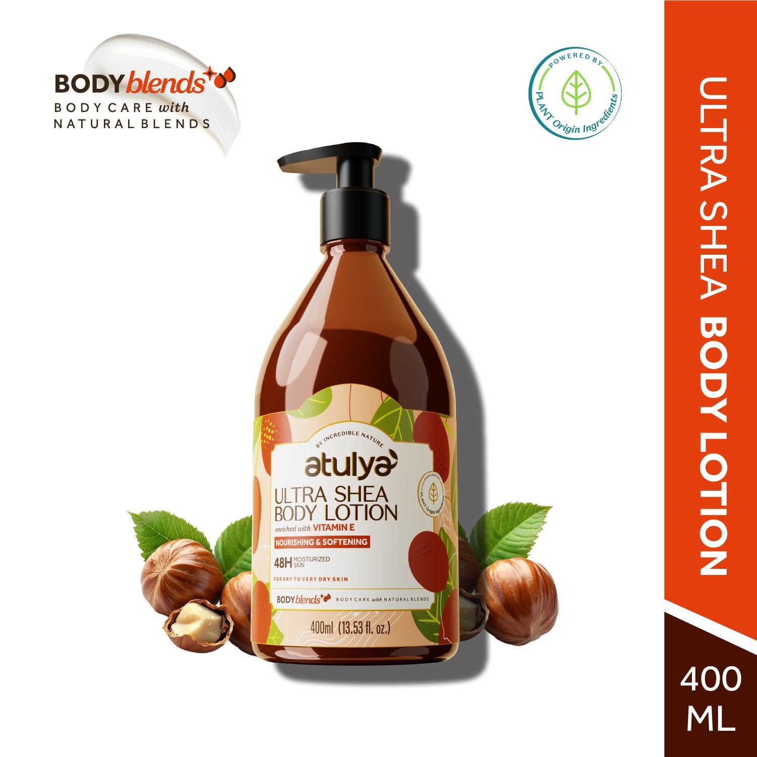 Atulya Ultra Shea With Vitamin E Body Lotion |For Nourishing - 400 ml
