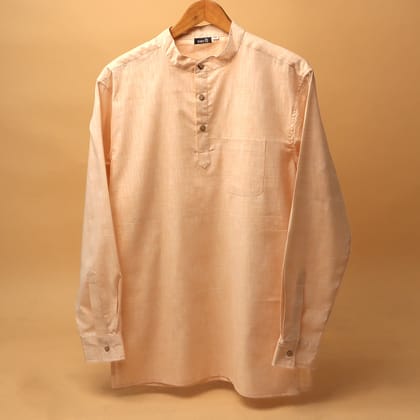 अरुण  - KHADI KURTA SHIRT #4-XS / Half Sleeve
