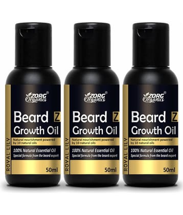 Zorg Organics Promotes Beard Growth Beard Oil ( Pack of 3 )