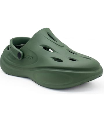 Action - Green Men's Clogs
