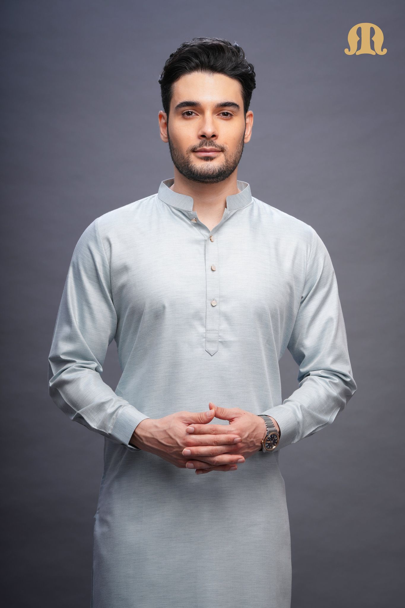 Yatay Kurta Green Men-S