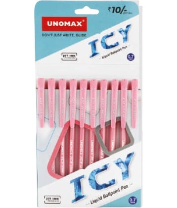 Unomax Icy Ball Pen Red Pack of 30