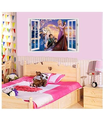 Asmi Collection printed Cartoon Characters Sticker ( 60 x 90 cms )