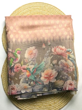 ORGANZA TISSUE SAREE