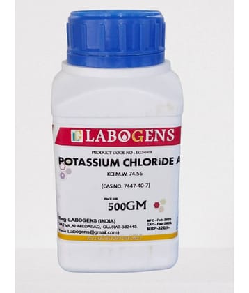 POTASSIUM CHLO-RIDE AR 500GM