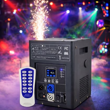 SPARKWORLD Cold Spark Machine Stage Special Effect Machine 600W Pyro-technic Machines, DMX-512 /Remote Control/LCD, Jet Height 2-5M for Big Show, Party, Wedding Ceremony