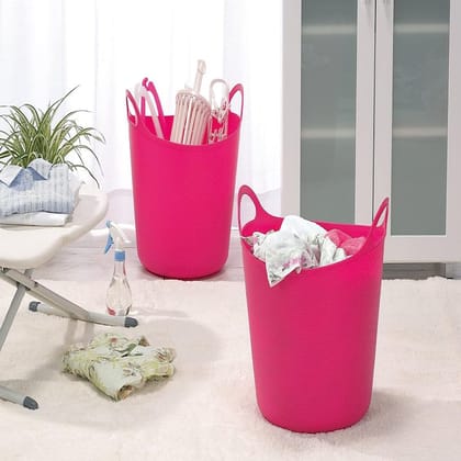 Plastic Basket Algo Large Rose Pink