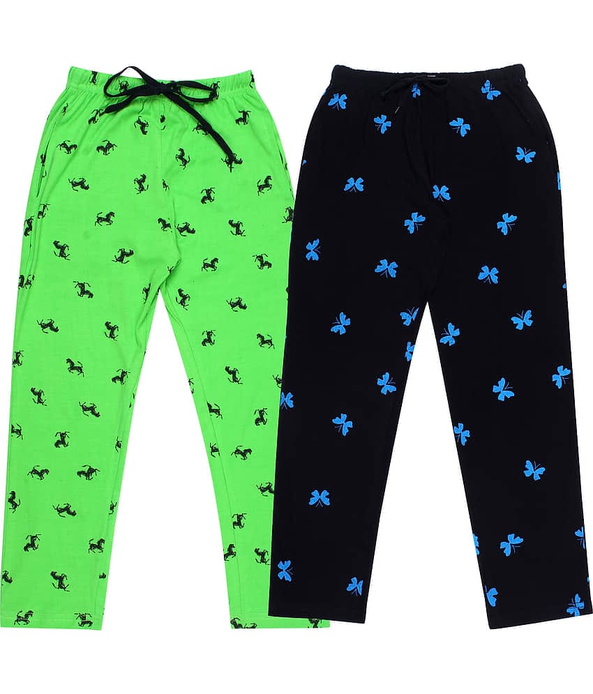 Diaz Pack of 2 Boys Cotton Trackpant ( Multi )