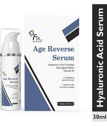 Fixderma 5% Hyaluronic Acid Serum, Age Reverse Serum For Age Spots, Fine Lines & Wrinkles, 30ml