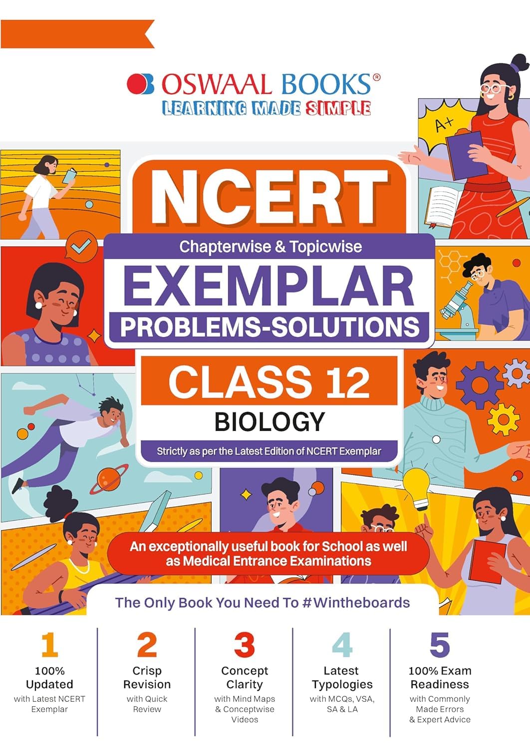 Oswaal NCERT Exemplar Problems-Solutions for Class 12 Biology, Chapterwise and Topicwise with MCQs [Paperback] Oswaal Books And Learning Private Limited