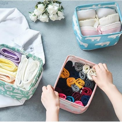 Foldable Multi-purpose Storage Boxes-Pack of 4 @999
