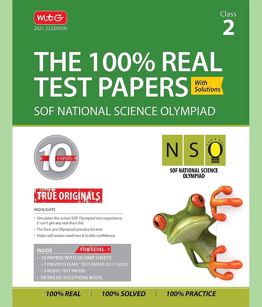 The 100% Real Test Papers (NSO) Class 2