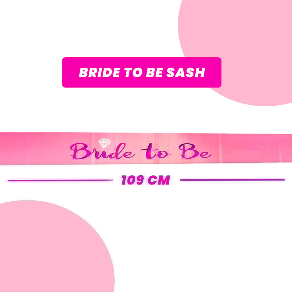 Bride To Be Sash-1PC