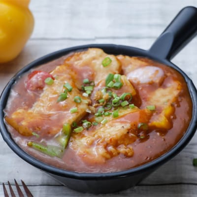 Fish In Hot Garlic Sauce - Full