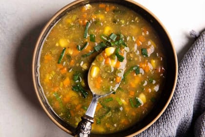 Veg Sweet Corn Soup