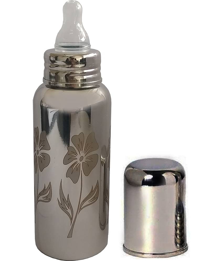 erum - 250 Silver Feeding Bottle ( Pack of 1 )