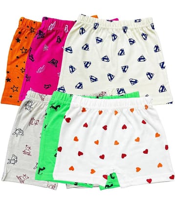 Diaz Pack of 6 Cotton Bloomers For Girls ( Multicolor )