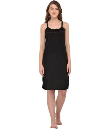 You Forever Satin Nighty & Night Gowns - Black