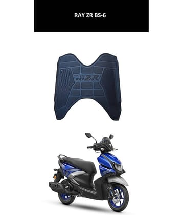 Autoxygen Anti skid Scooter/Scooty Foot Mat Rubber Floor Mat Accessories for Yamaha Ray ZR BS6