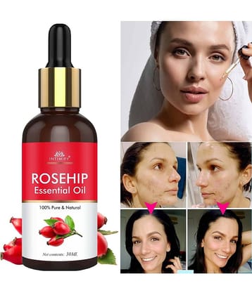 Intimify Rosehip Essential Oil, Anti Acne Face Oil, Skin Brightening Face Oil, 30 Ml