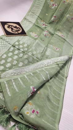 Banarasi Semi Georgette Silk Saree