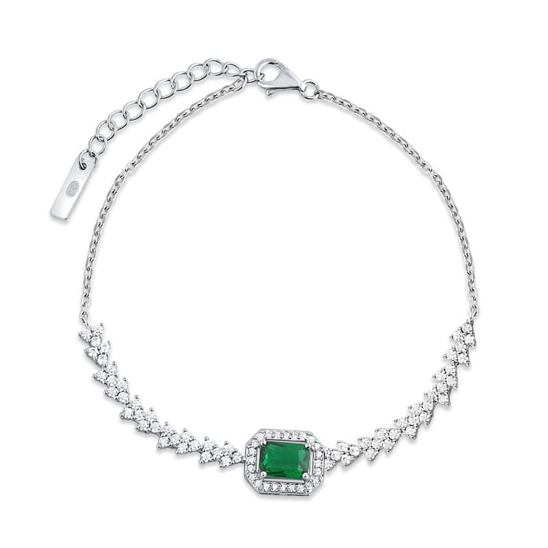 Shining Prism 925 Sterling Silver Bracelet for women