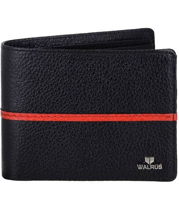 Walrus Leather Black Casual Regular Wallet