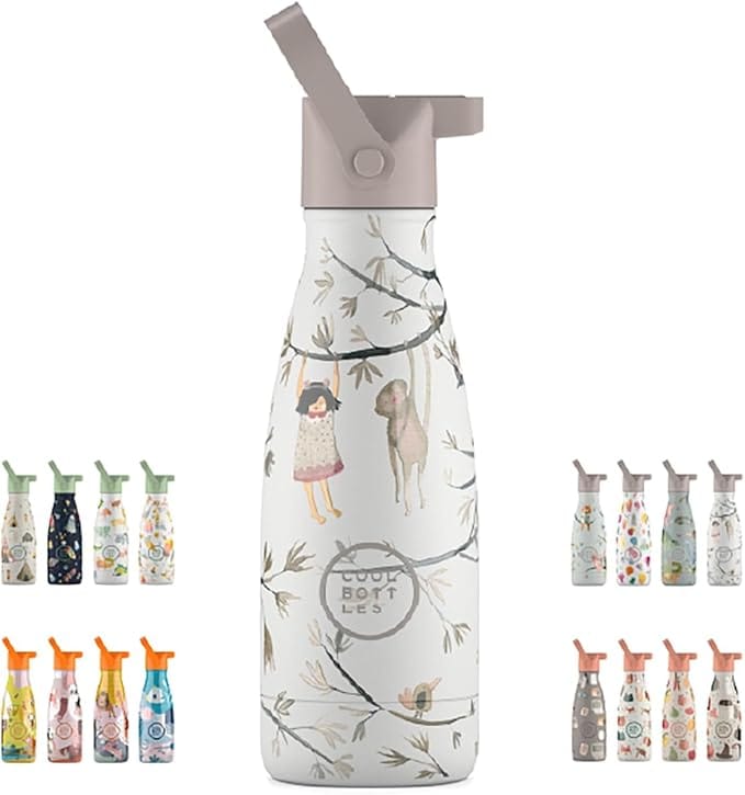 Thermal Bottle  260 ml  Crazy Skulls  Stainless Steel Water Bottle  Cool Drinks 36 Hours and Hot 18 Hours  Finished with Embossed Paint  BPA Free  Cool Bottles