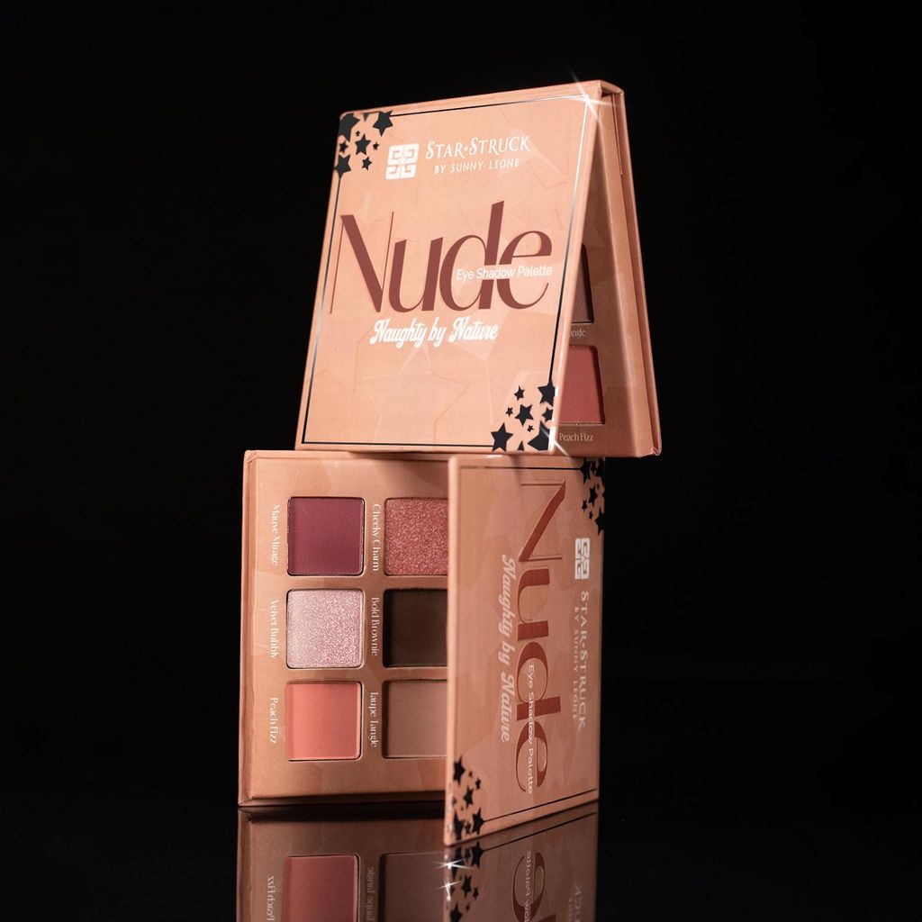 STARSTRUCK BY SUNNY LEONE Nude Matte Eyeshadow Palette - Naughty BY Nature, 12.5G
