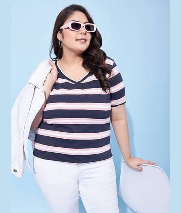 AUSTIVO - Multi Color Cotton Women's Regular Top ( Pack of 1 )