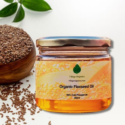 Cold Pressed Flaxseed Oil -250ml Cold Pressed Flaxseed Oil -250ml