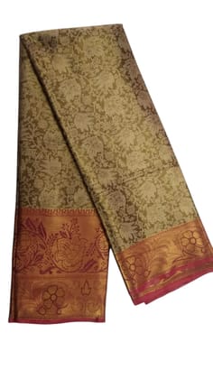 Elegant Golden Border Silk Saree Elegant Golden Border Silk Saree
