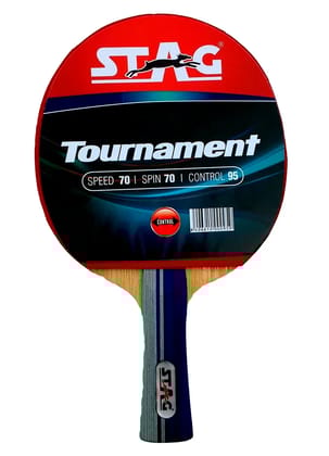 STAG Beginner ITTF Approved Rubber Tournament Table Tennis Bat (Packing - 1 Unit) by Total Sporting And Fitness Solutions Pvt Ltd STAG Beginner ITTF Approved Rubber Tournament Table Tennis Bat (Packing - 1 Unit) by Total Sporting And Fitness Solutions Pvt Ltd