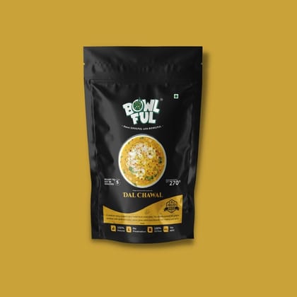 Bowlful Dal Chawal - 68g Net, Traditional Rice & Lentil Meal