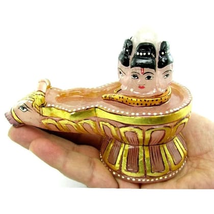Shivling Lord Shiva God Idol Hindu Deity Rose Quartz Carved Sculpture Art