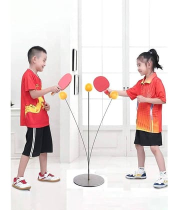 RAINBOW RIDERS Table Tennis/ Swinging Swaying Table Tennis Trainer / Indoor/Outdoor,Adults/ Teenagers/ Kids Table Tennis / Ping Pong Practice Game for 3+ Year Girls/Boys.