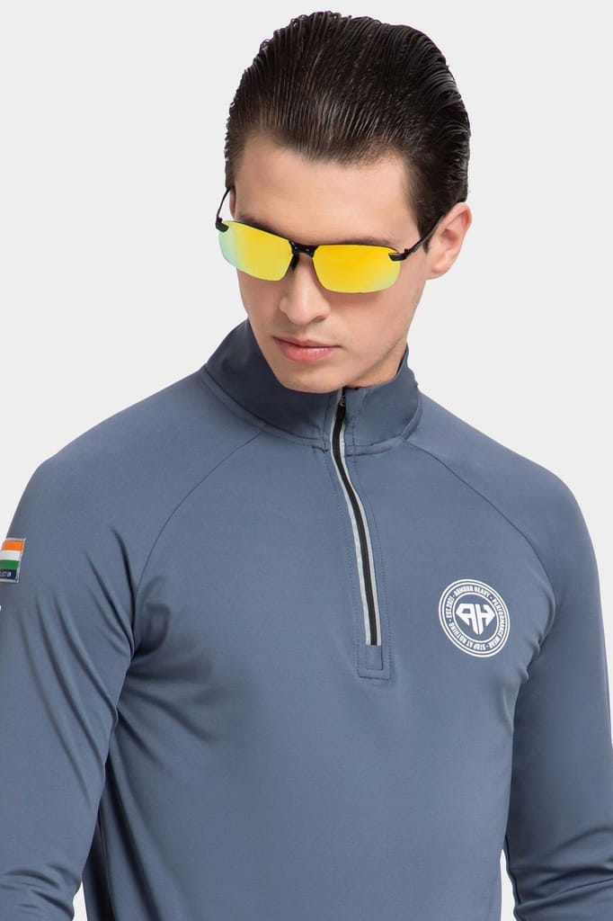 High Neck Grey Polo Jacket Patriot Collection (All Weather)