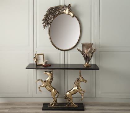 MAJESTIC STALLION CONSOLE & MIRROR-Mirror