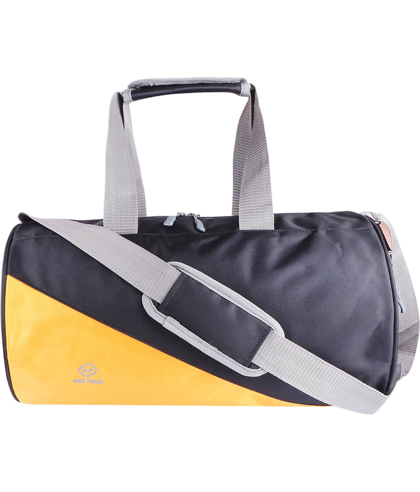 Nice Purse Polyester BLACK 10 Ltrs Gym Bag