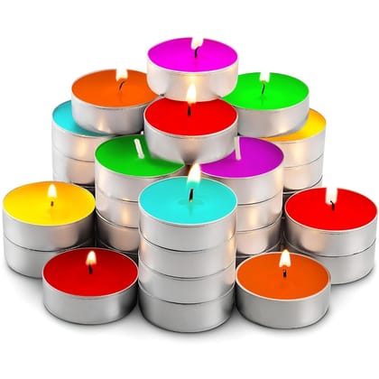 SS Enterprises Floating Candles for Water Bowl SOYA Wax Candles Home Decor Smoke Free Floating Candles for Wedding & Home Decorations Burning Time 3 Hrs Scented Candles