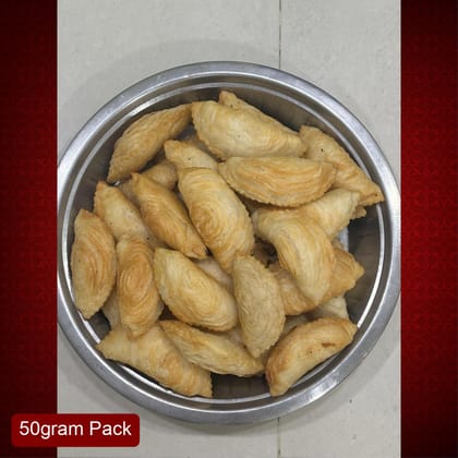 Aaswad Caterers Satha Karanji (50g) | Traditional Maharashtrian Dessert